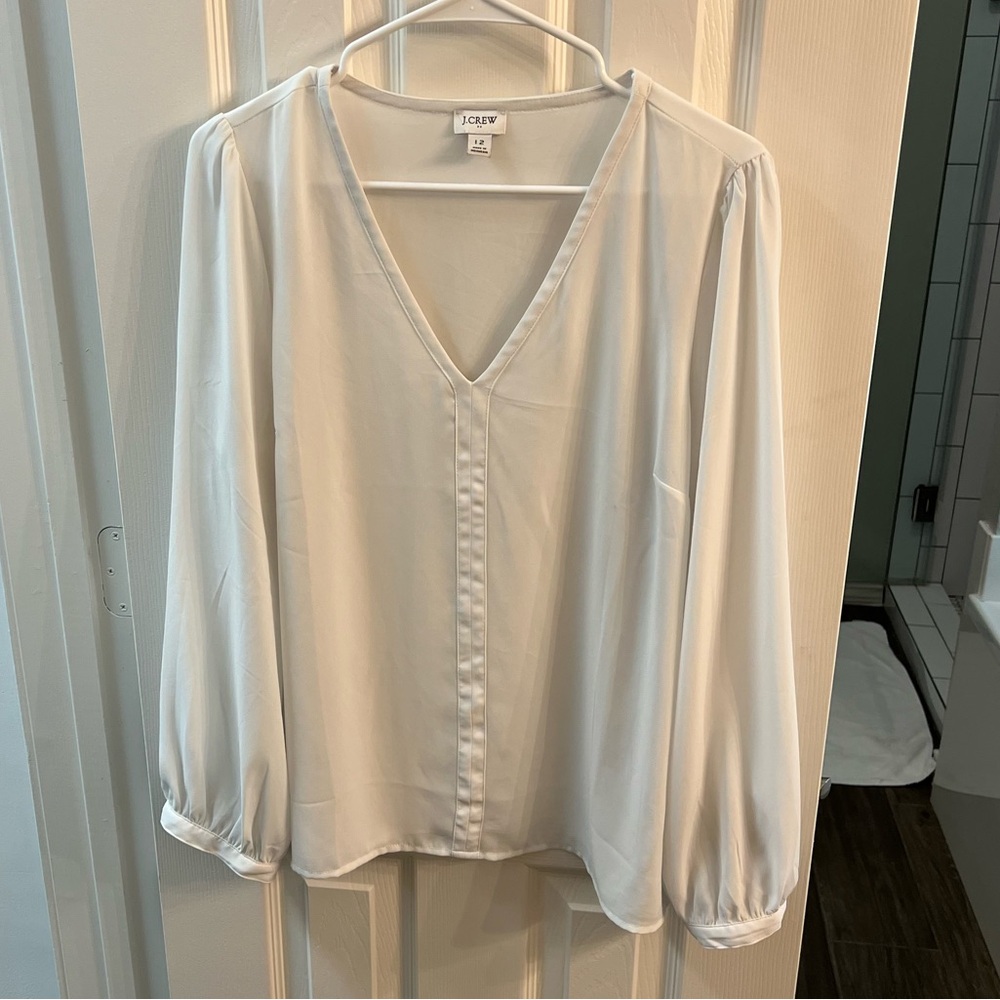 J. Crew White Top